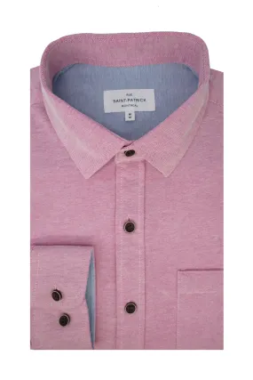 Tanqueray Knitted Pique Shirt in Bubblegum Pink