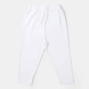 Teens Girls Basic Tights - White