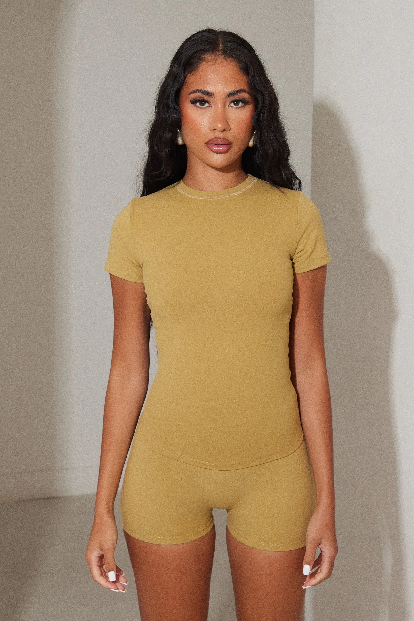 The Sculpt Shorts - Khaki
