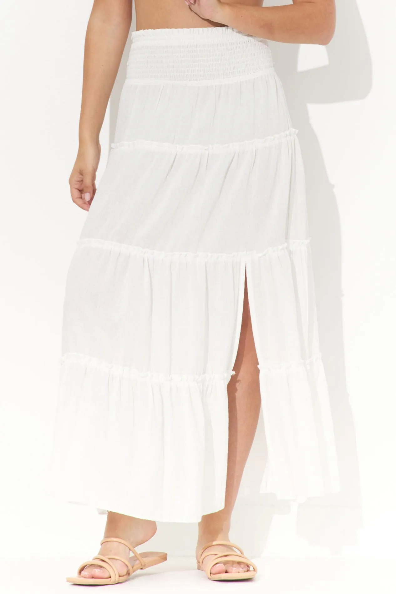 Tiered Maxi Skirt