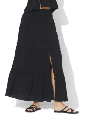 Tiered Maxi Skirt