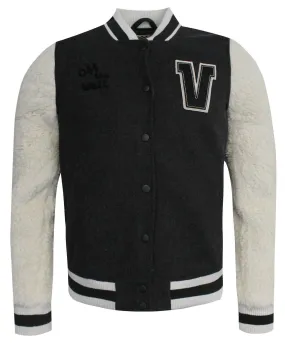 Vans Off The Wall University Mens Black/White Bomber Jacket