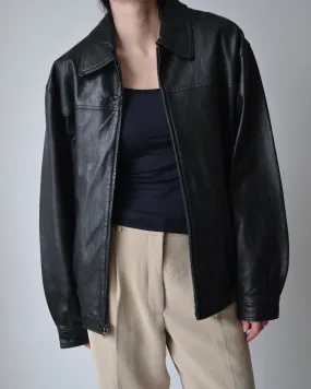 Vintage Black Leather Jacket