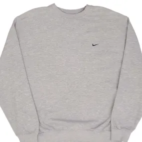 VINTAGE NIKE CLASSIC SWOOSH GREY SWEATSHIRT 2000S SIZE XL