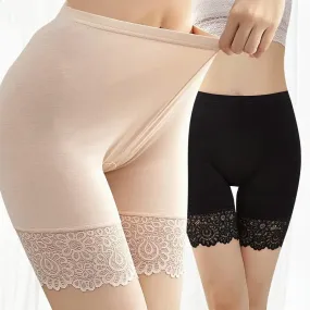 Women Plus Size Comfortable Lace Panty Underwear Shorts