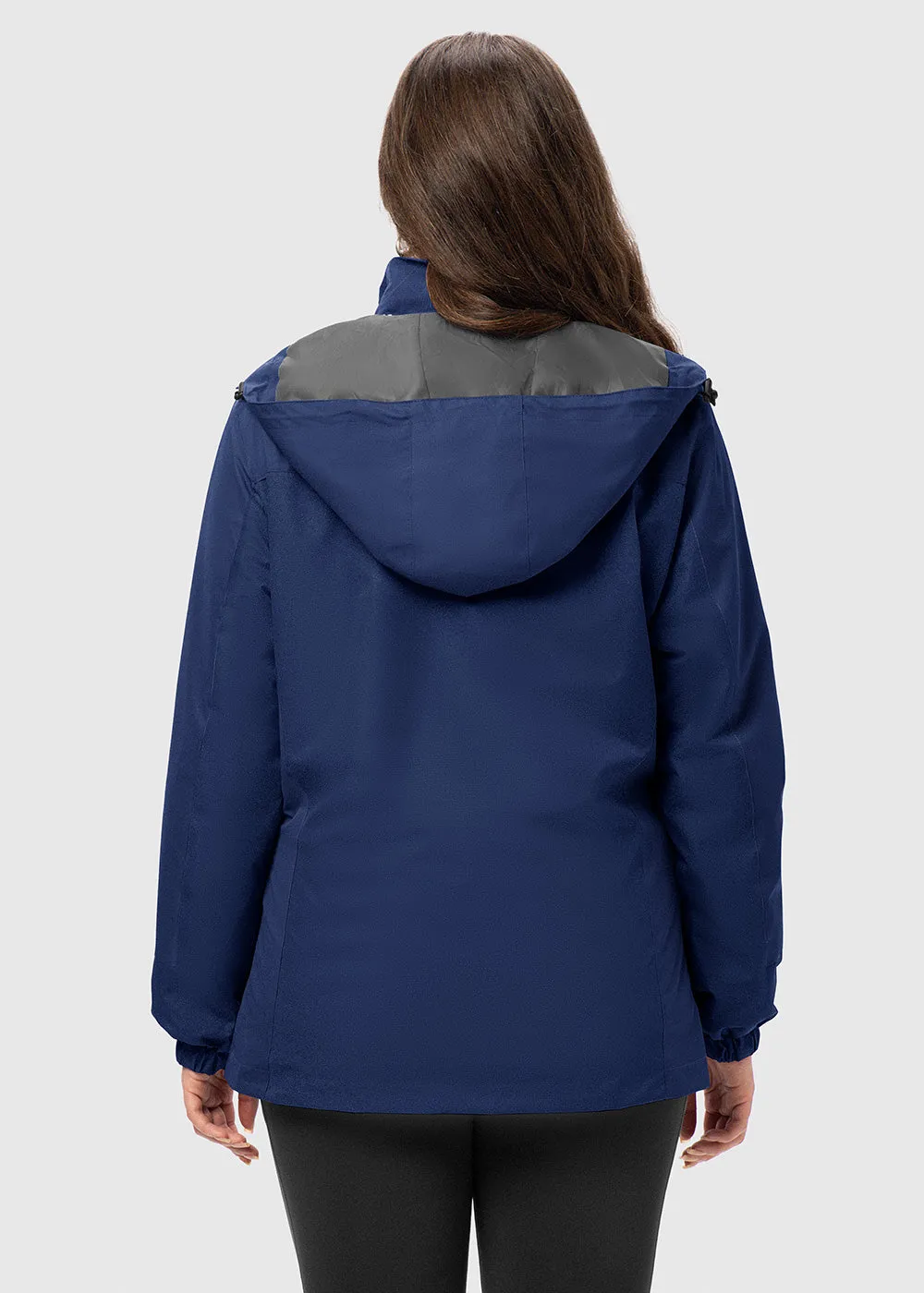 Women's 3-in-1 Water Resistant With Inner Fleece Jacket