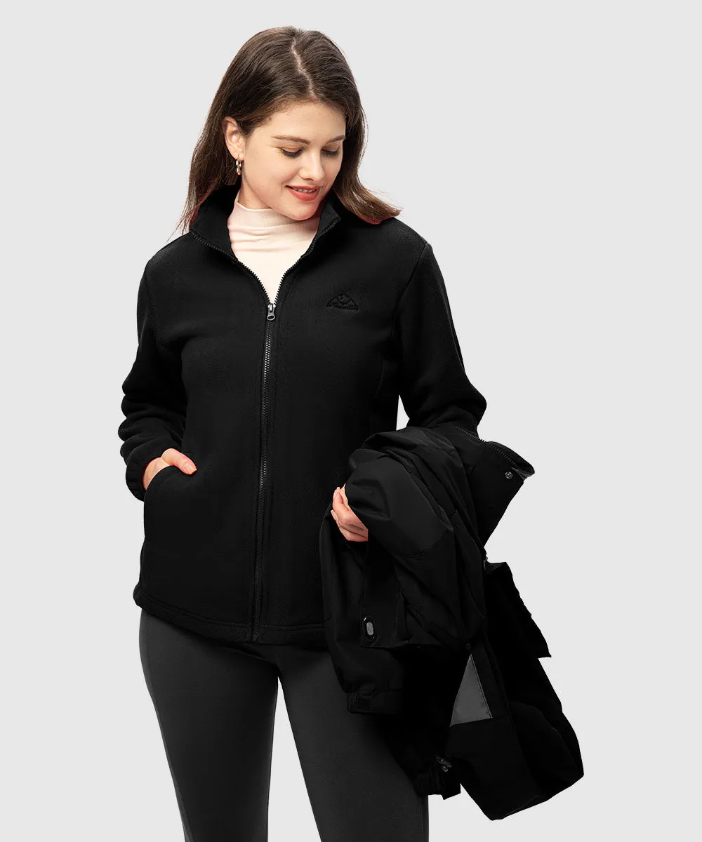 Women's 3-in-1 Water Resistant With Inner Fleece Jacket