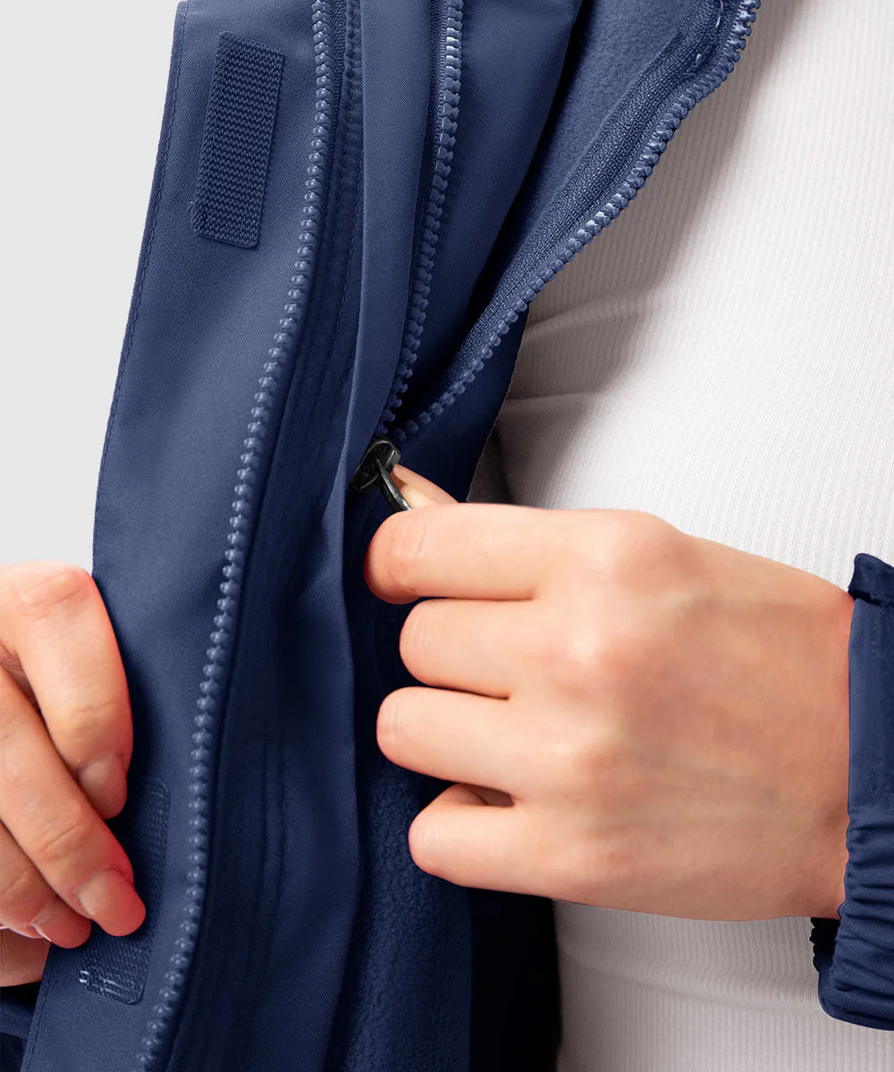 Women's 3-in-1 Water Resistant With Inner Fleece Jacket
